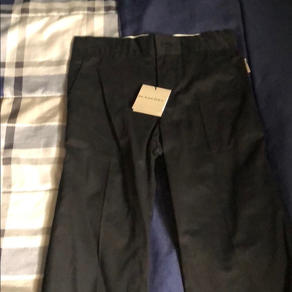 burberry black pants